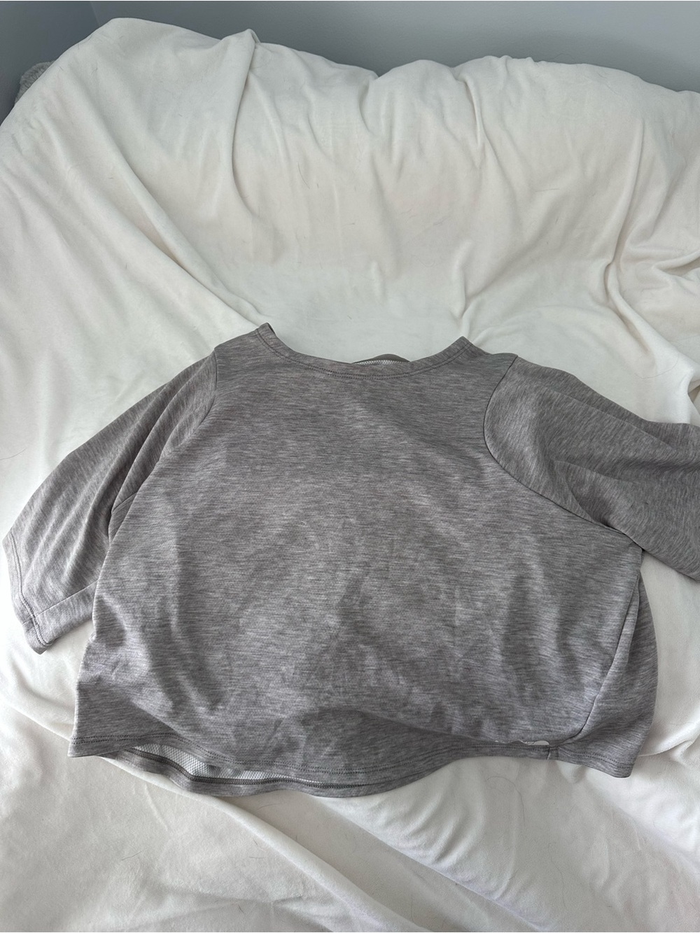 The North Face Women's Heather Gray Boxy Sweatshirt
